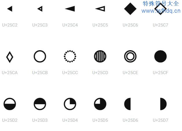 数学几何符号